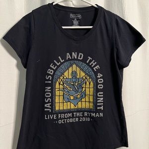 Navy Blue Jason Isbell Live at the Ryman tee. October 2018. Women’s M. Used.